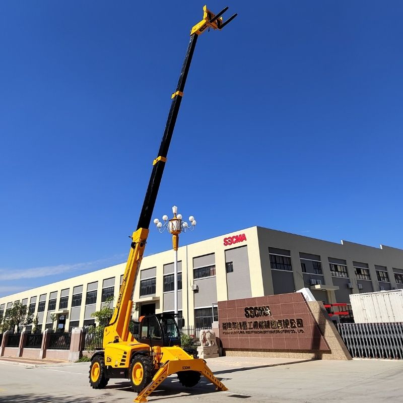 Empilhadeira Telescópica SOCMA HNT4017-4Z de 4 Toneladas e 17 Metros para Construção e Agricultura