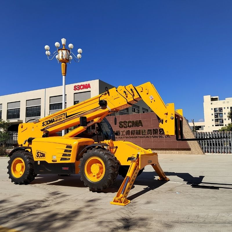 Empilhadeira Telescópica SOCMA HNT4517-4Z de 4,5 Toneladas e 17 Metros para Construção e Agricultura
