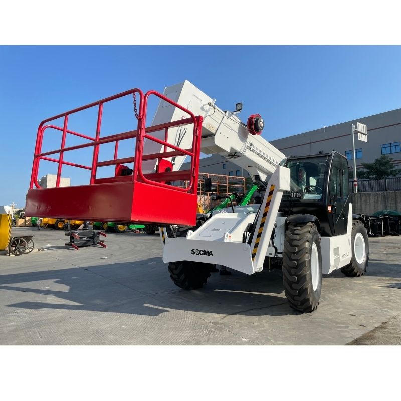 Empilhadeira Telescópica SOCMA HNT7510-4Z de 7,5 Toneladas e 10 Metros para Construção e Mineração