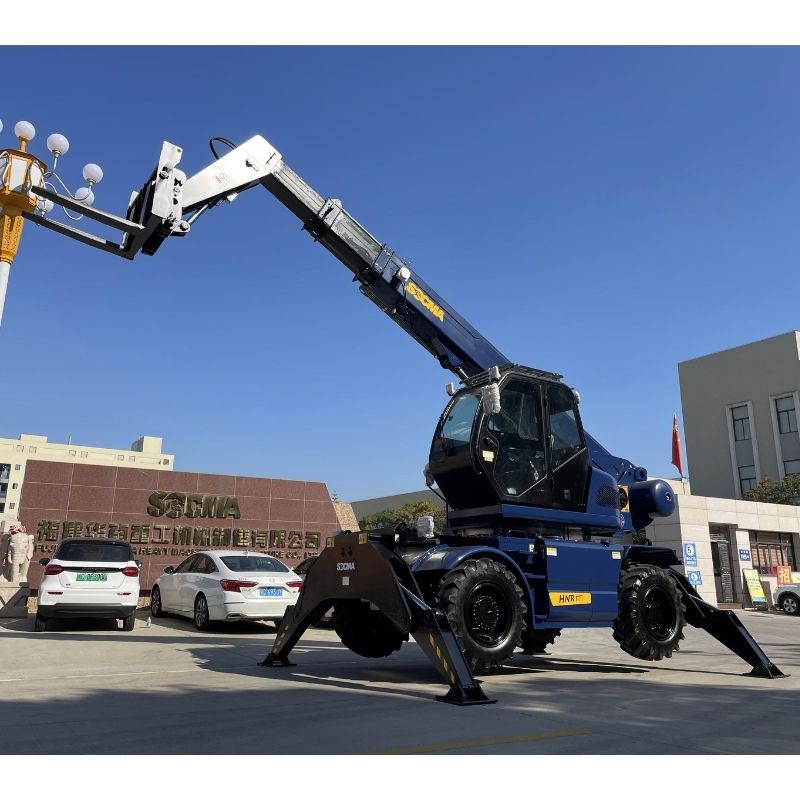 Empilhadeira Telescópica Rotativa SOCMA HNTR4015-4Z de 4 Toneladas e 15 Metros para Construção e Uso Industrial
